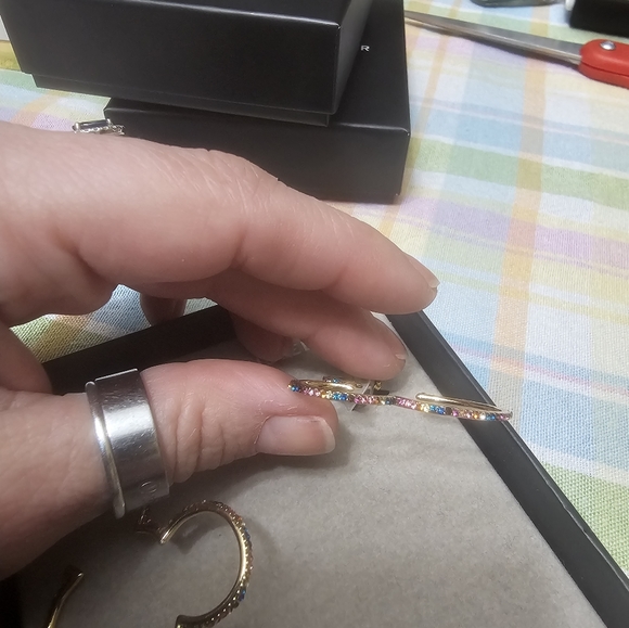 NIB Baublebar multicolor mickey earrings - Picture 2 of 4